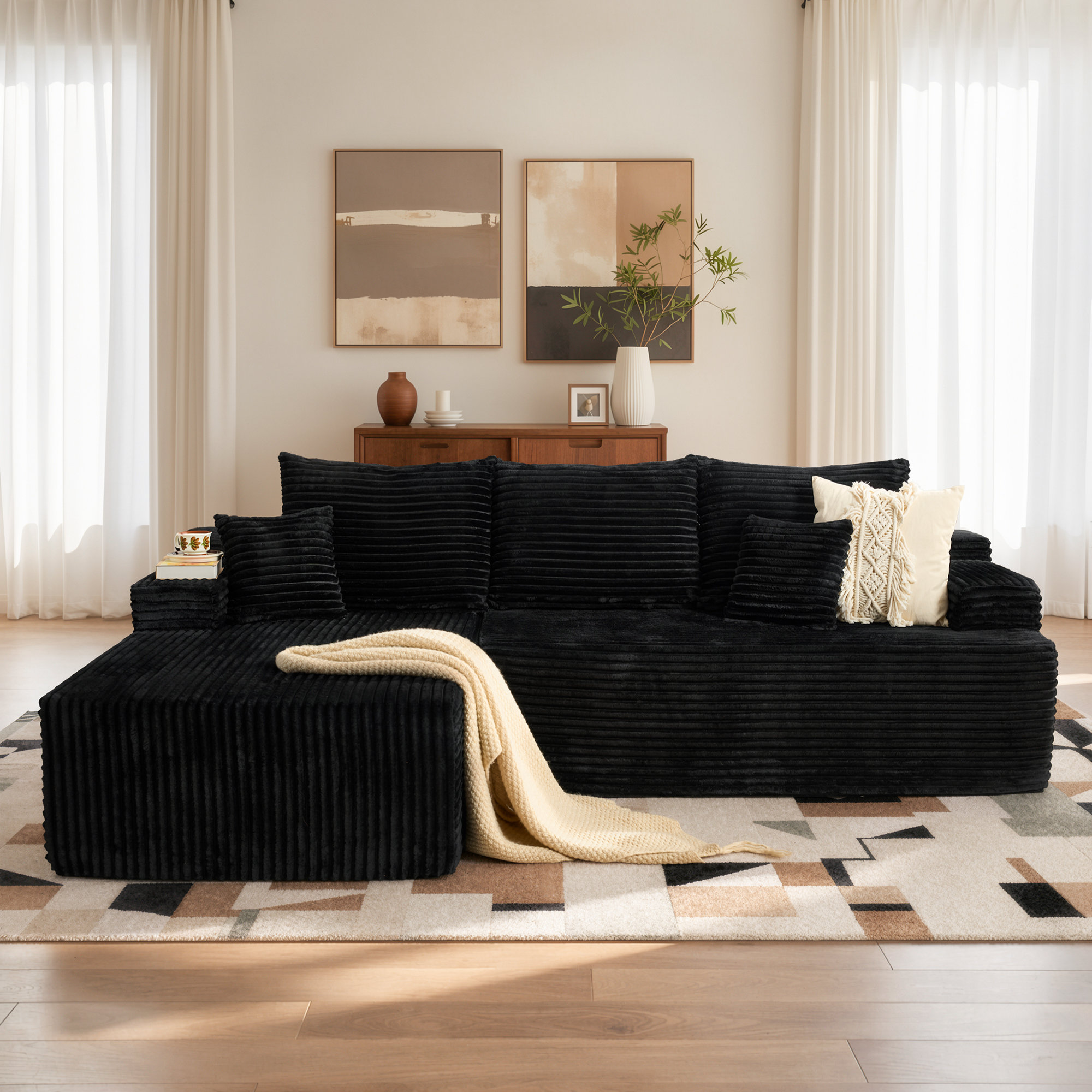 Ivy Bronx Navarrie No Assembly Required - 2 Piece Free Combination